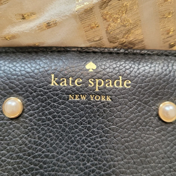 Kate Spade Black Studded Women's Wallet - Picture 4 of 8